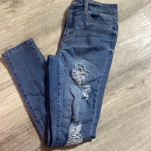 Womens high rise jeans